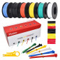 Plusivo 20AWG Hook Up Wire Kit w/ PVC Jacket - 6 Colors (7m each
