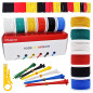 Plusivo 18AWG Hook up Wire Kit - 600V Tinned Stranded Silicone Wire of 6 Different Colors x 16 ft each