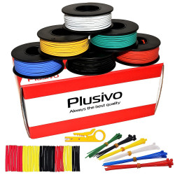 Plusivo Hookup Wire Kit (6...