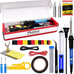 Plusivo Basic Soldering Kit for Electronics (110 V, Plug Type: US)