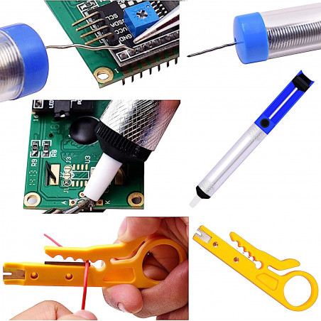 Plusivo Basic Soldering Kit for Electronics (110 V, Plug Type: US)