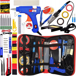 Plusivo Soldering Iron Kit With Glue Gun (110 V, Plug Type: US )