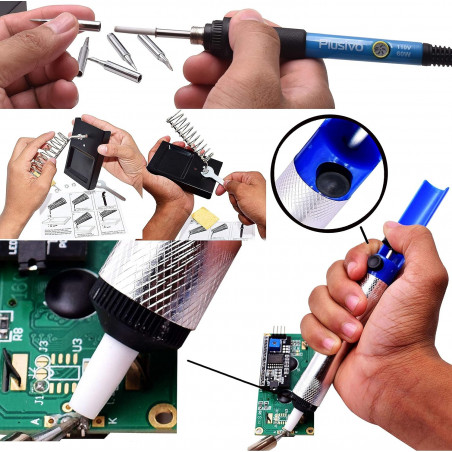 Plusivo Soldering Kit For Electronics V1 (110 V, Plug Type: US)