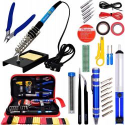 Plusivo Soldering Kit with Diagonal Wire Cutter V3 (110 V, US Plug)