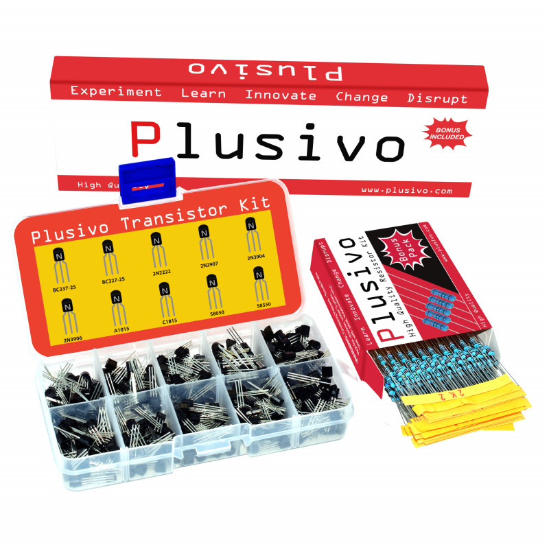 Plusivo BJT Transistors Assortment Kit