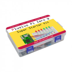 Plusivo Pi Zero W Super Starter Kit with Raspberry Pi Zero WH and 16 GB sd card with NOOBs