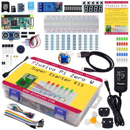 Plusivo Pi 4 Super Starter Kit with Raspberry Pi 4 with 2 GB of