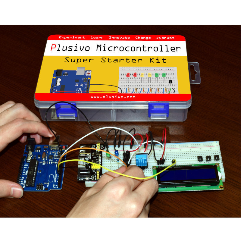Plusivo Electronics Component Starter Kit - RobotShop